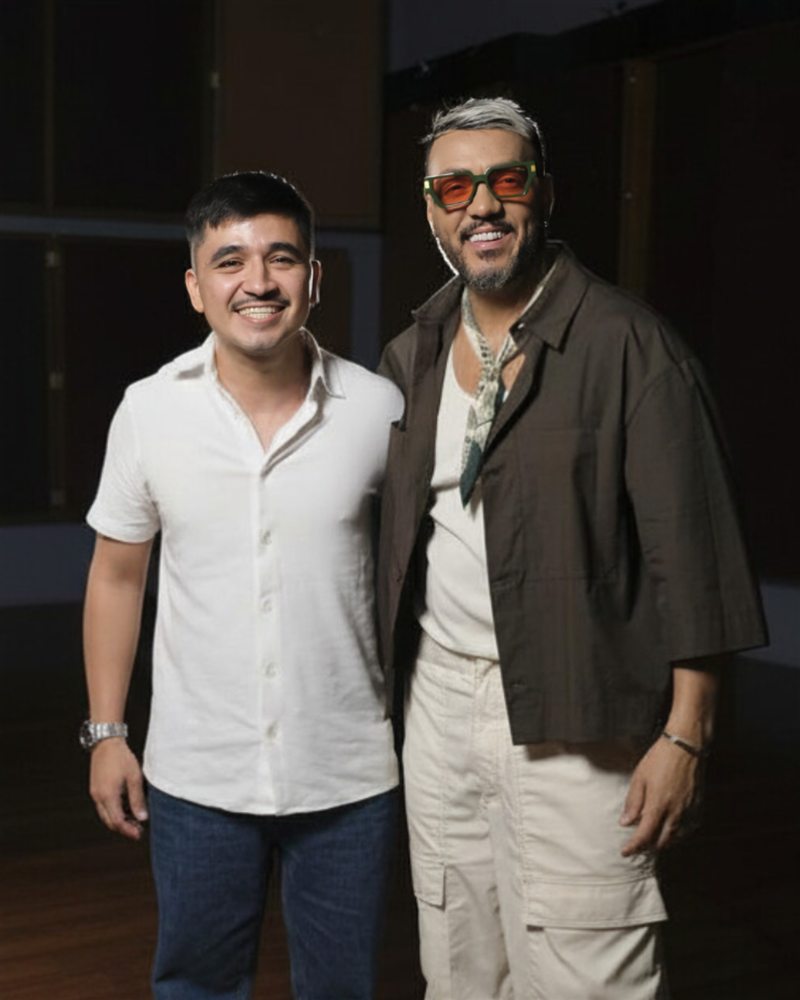Carlos Jr. com Belo
